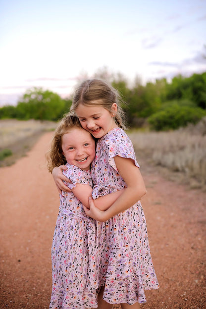 Girls Amelia Ruffle Dress