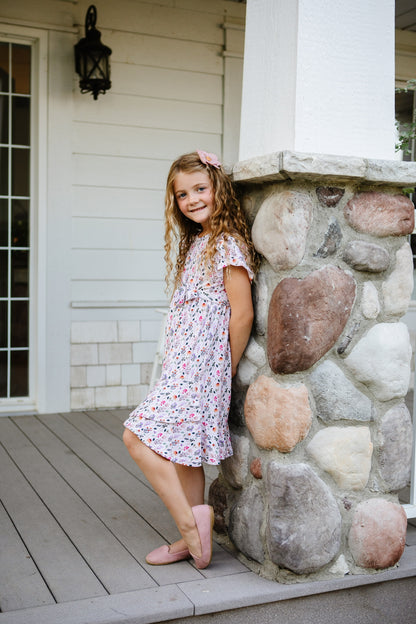 Girls Amelia Ruffle Dress